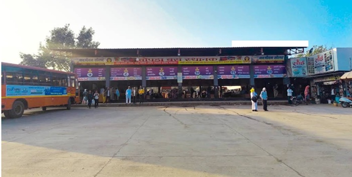 msrtc chopda st bus stand